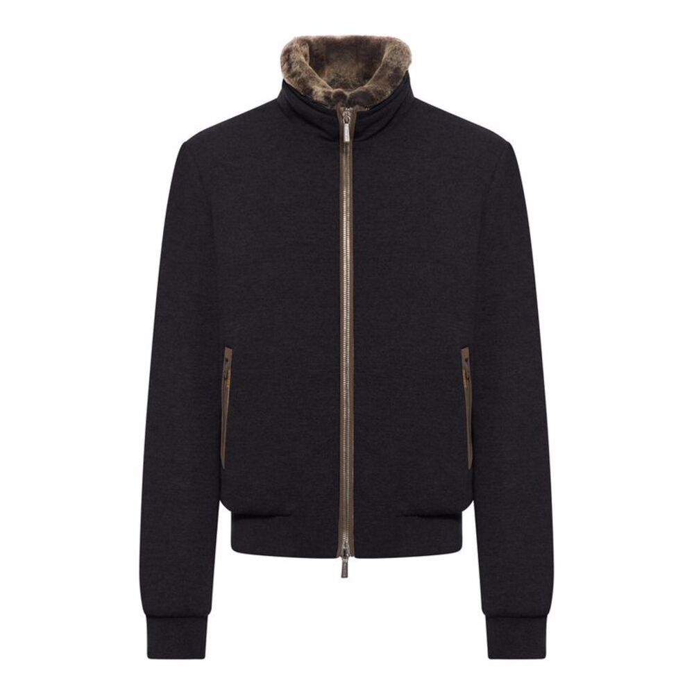 Moorer Men Beautiful Cashmere And Silk Bomber Jackets